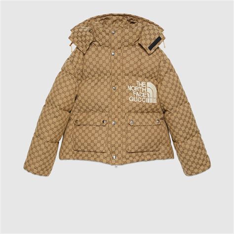 the north face gucci brown jacket